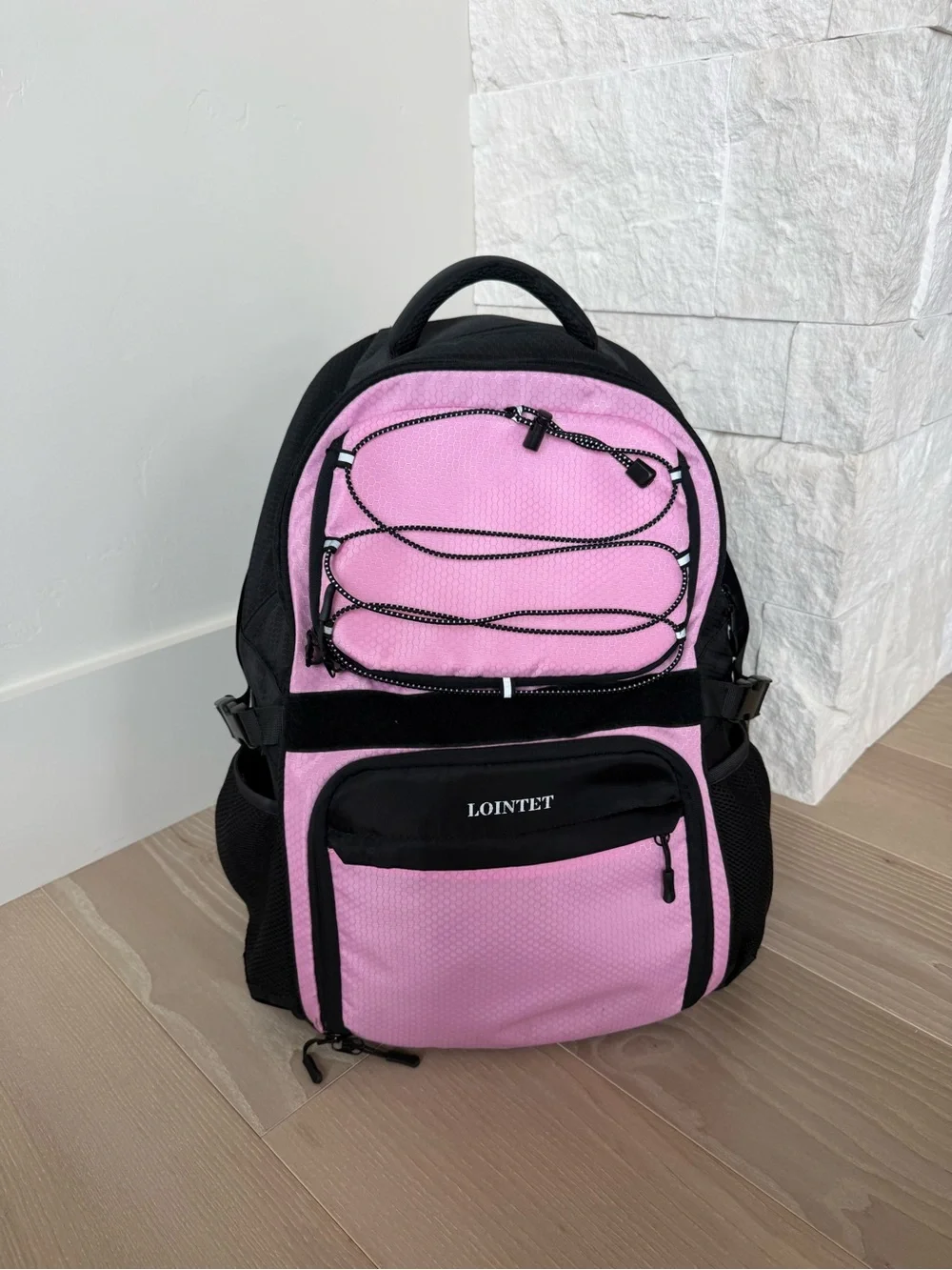 Kids Pink and Black sport Backpack - Everyday Sport Bag- basketball/ bowling